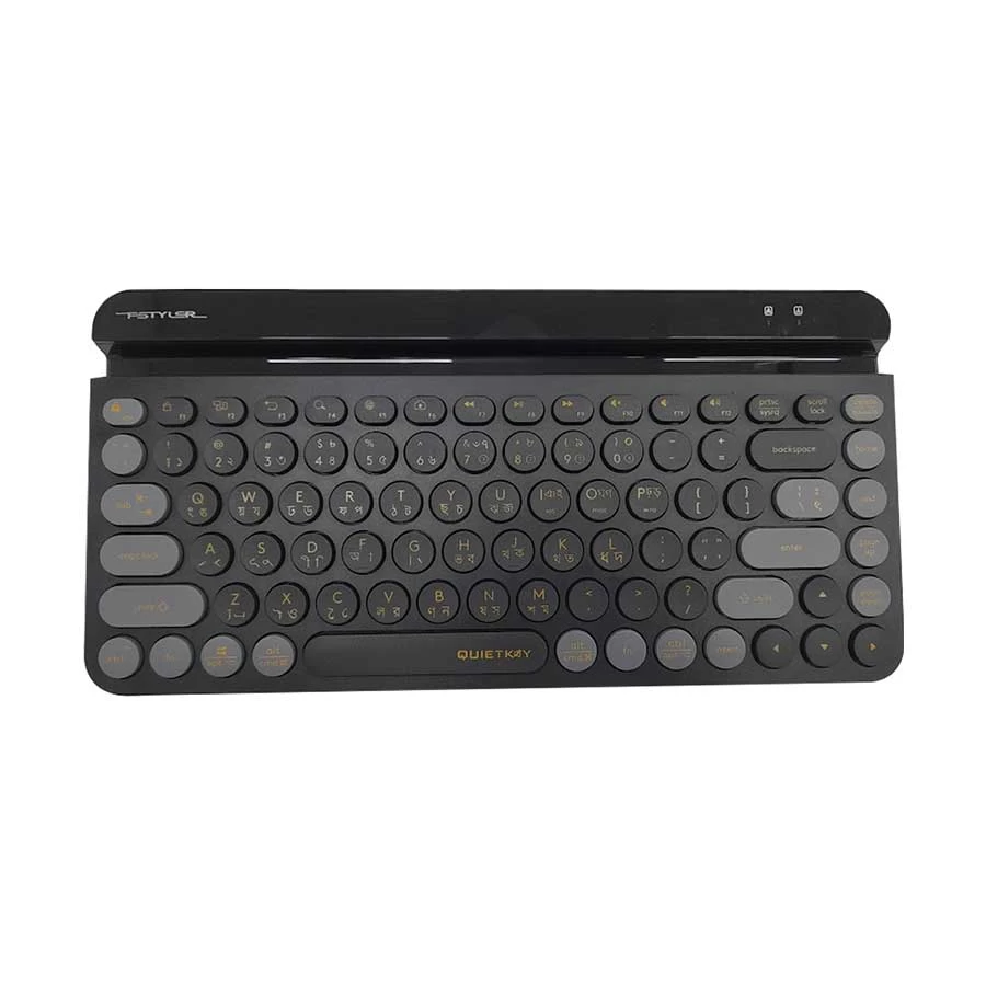 A4TECH FBK30 Fstyler Dual Mode Bluetooth Black Keyboard with Bangla