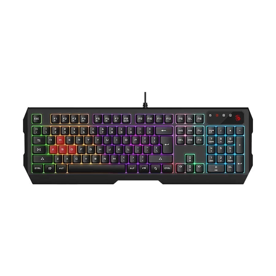 A4TECH Bloody B135N Neon Backlit Wired Black Gaming Keyboard